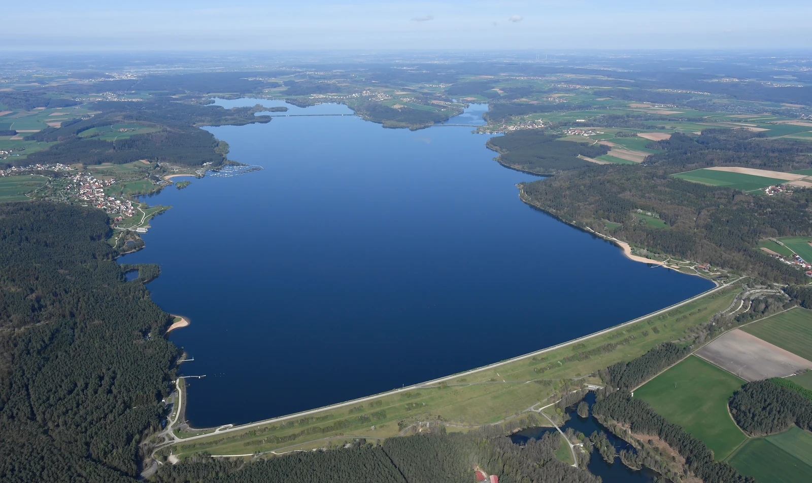 Damm Kleiner Brombachsee