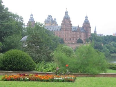 Frühstückspavillon Schlossgarten Aschaffenburg Foto 2