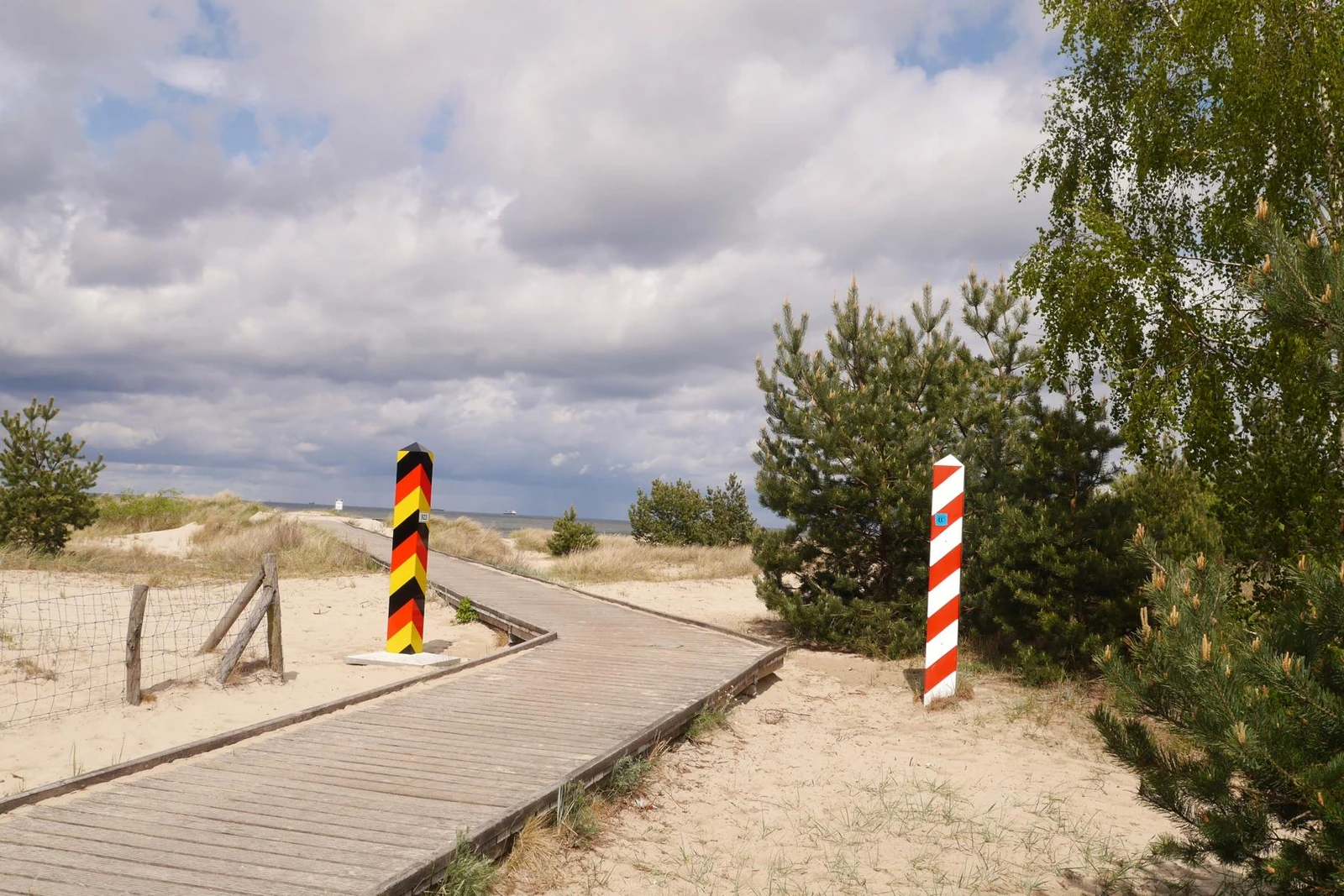 Grenze an der Oder