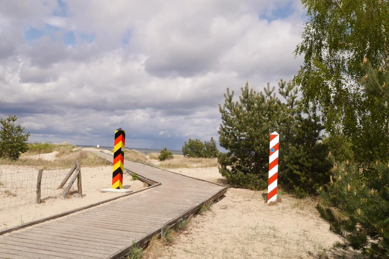 Grenze an der Oder