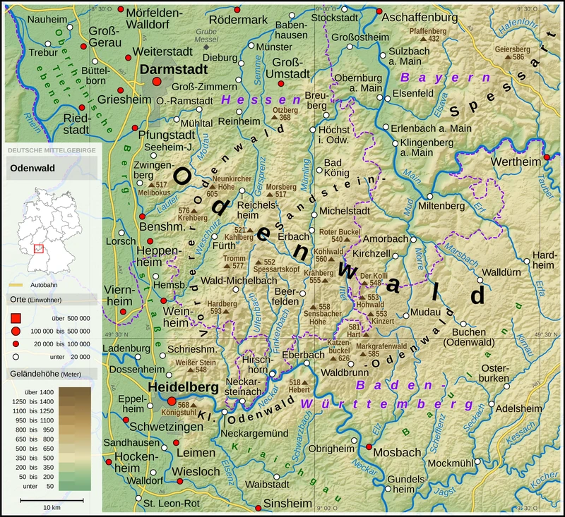Der Odenwaldlimes - eine antike Grenzlinie zwischen Main und Neckar