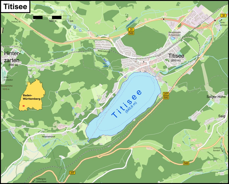 Badestelle Am Titisee