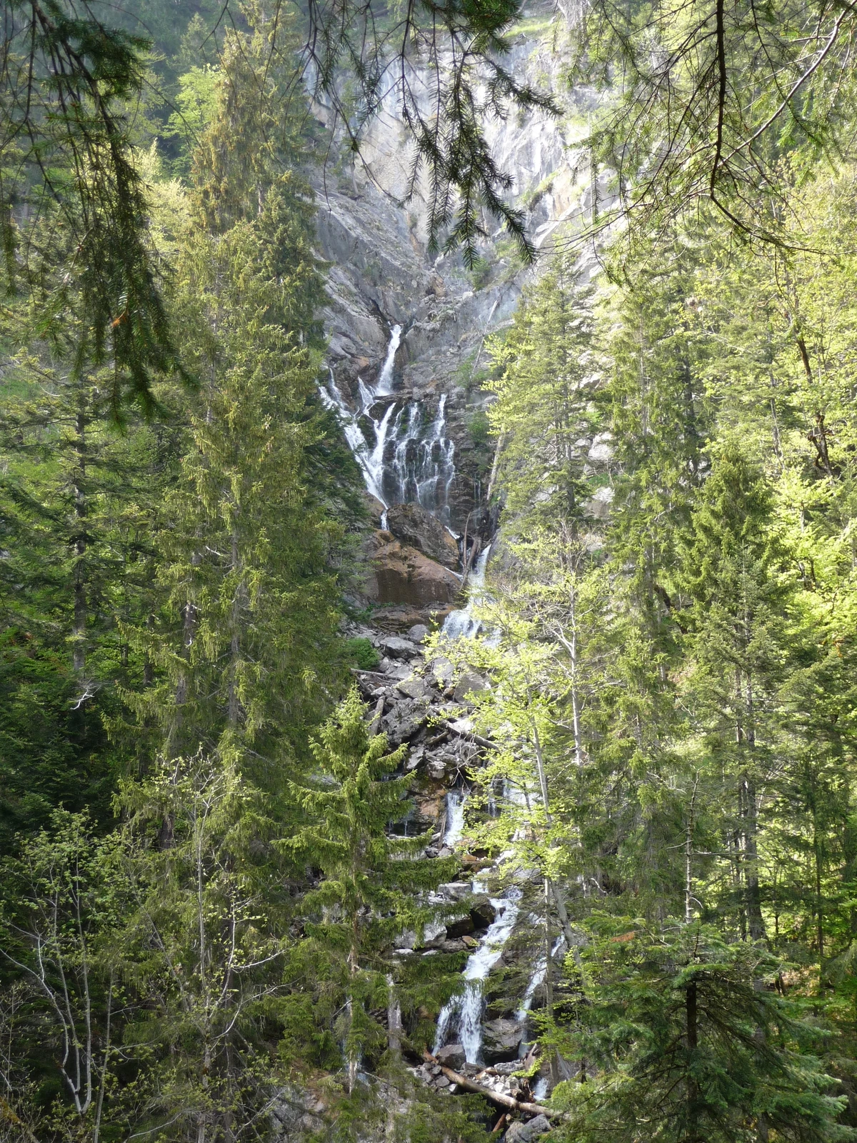 Großer Wasserfall N von Wallgau
