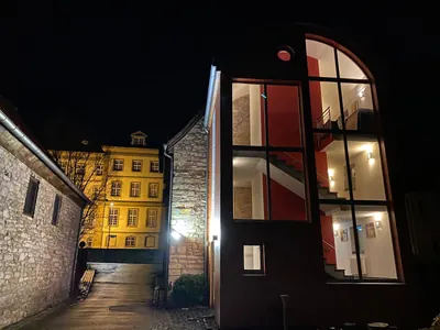 Niedermühle Büren bei Nacht